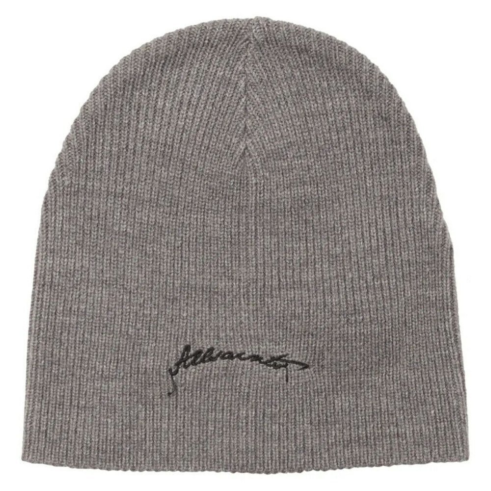 All Saints Embroidered Script‎ Logo Beanie (Dark Grey)